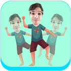 Funny face gif maker - Add Face To Gif icône