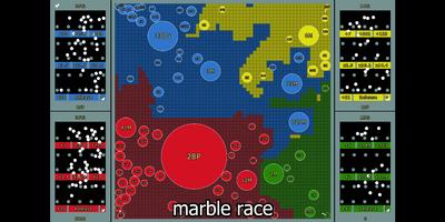 Marble Race and Territory War Affiche