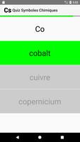 Quiz Symboles Chimiques capture d'écran 2