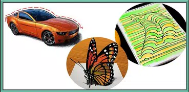 How to draw 3d drawings
