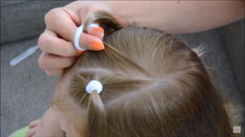 تسريحات الشعر للأطفال خطوة بخطوة على الشعر القصير تصوير الشاشة 1