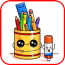 APK How to draw school supplies