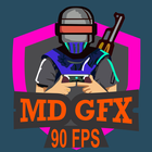 GFX tool Max 90  FPS for PUBG icône