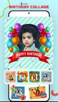 Birthday Collage Maker syot layar 1