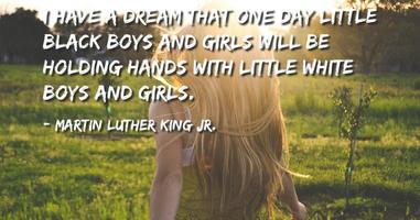 Martin Luther King Jr Quotes پوسٹر