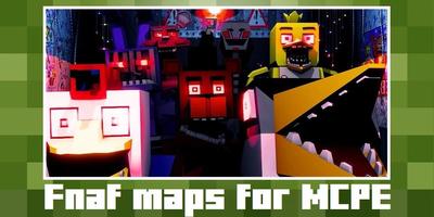 Fnaf maps for Minecraft PE poster