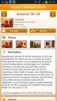 AGENCE SOLUTION IMMO screenshot 1