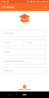 1 Schermata Resume Builder