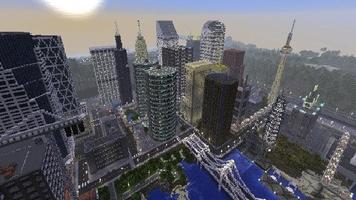 New city maps for Minecraft pe Affiche