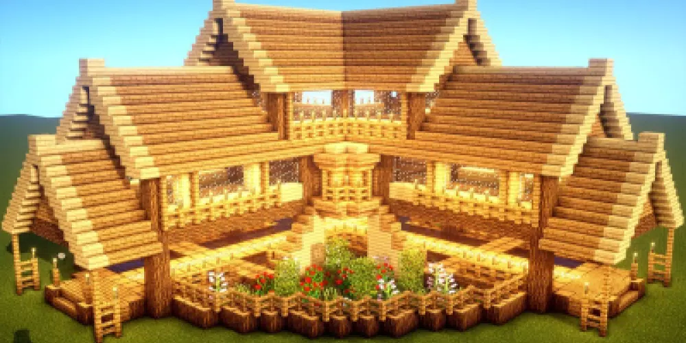 Baixar casa moderna para Minecraft para PC - LDPlayer