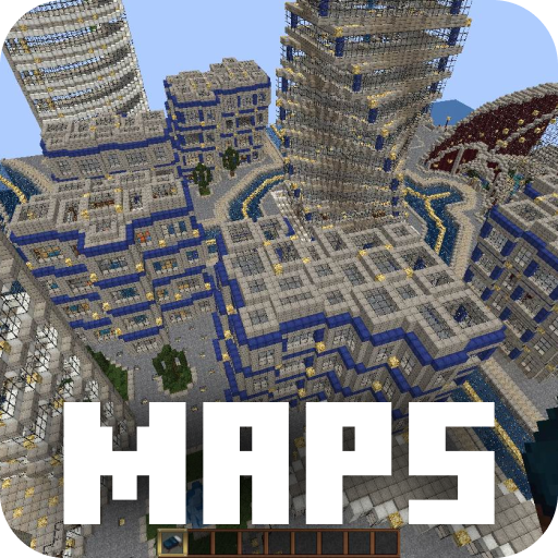 Maps for minecraft - one block