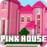 Pink house for minecraft icon