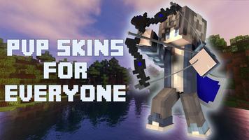 Skins Pvp pour Minecraft Affiche