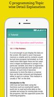 Learn C Programming  App تصوير الشاشة 2
