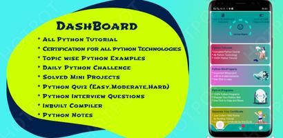 Python Tutorial Learning App plakat