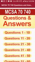 Mcsa 70-740: Mcsa Exam Questions and Answers. Plakat