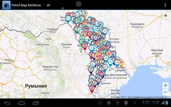 Petrol Map Moldova تصوير الشاشة 3