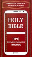 Bible TPT - The Passion Translation New Testament الملصق