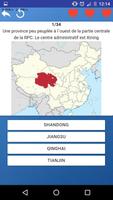 Test de géographie de la Chine capture d'écran 1