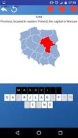 Provinces of Poland - quiz, te poster