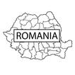 Counties of Romania - maps, em