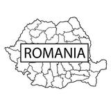 Counties of Romania - maps, em icône