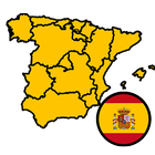Icona Province della Spagna - test, bandiere, mappe