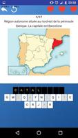 Provinces d'Espagne - test, drapeaux, cartes Affiche