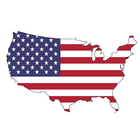USA quiz - states, maps, flags icône