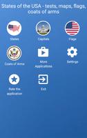 USA quiz - states, maps, flags capture d'écran 2