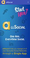 allSocial - OneStop Social App poster