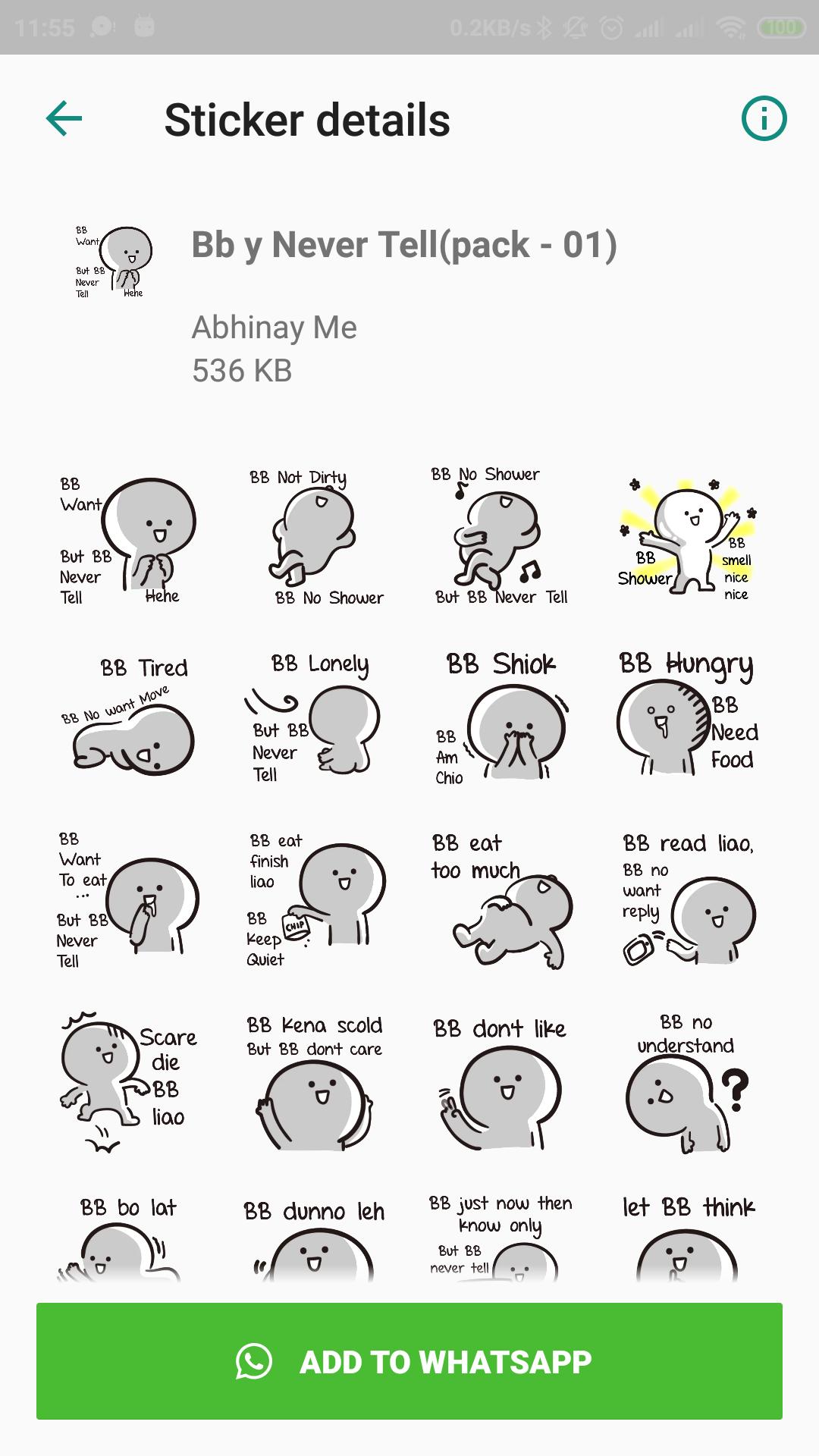 Bb Never Tell Stickers App For Whatsapp For Android Apk Download