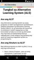 ALS Alternative Learning (HS) capture d'écran 2