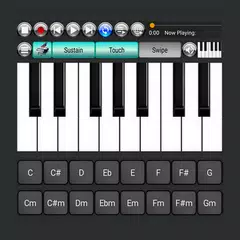 文字列、ピアノ、キーボード アプリダウンロード