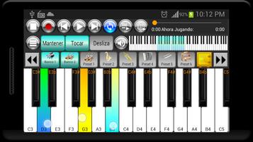 Cuerdas y Teclado de Piano Poster