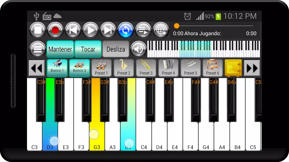 Descarga de APK de Cuerdas y Teclado de Piano para Android