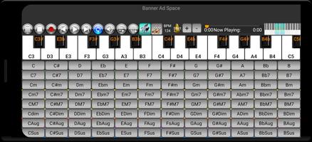 Strings and Piano Keyboard poster