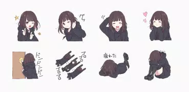 Menhera-chan - WhatsApp Stickers