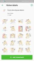 Pom's Alice Kansai - WhatsApp Stickers screenshot 1