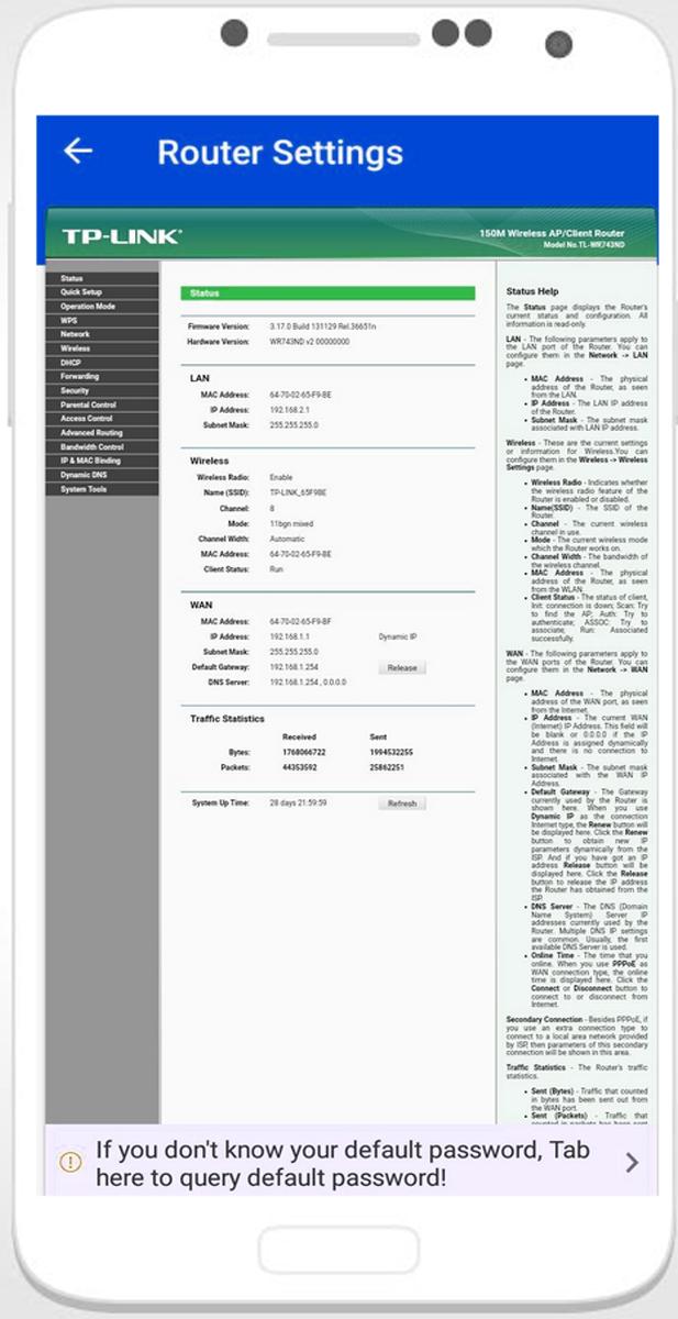 19216821 router login