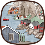 [쁘띠율] 카톡테마-로맨틱 노르웨이