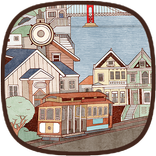 [쁘띠율] 카톡테마-로맨틱 샌프란시스코