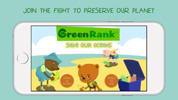 Green Rank: Save Our Oceans Affiche