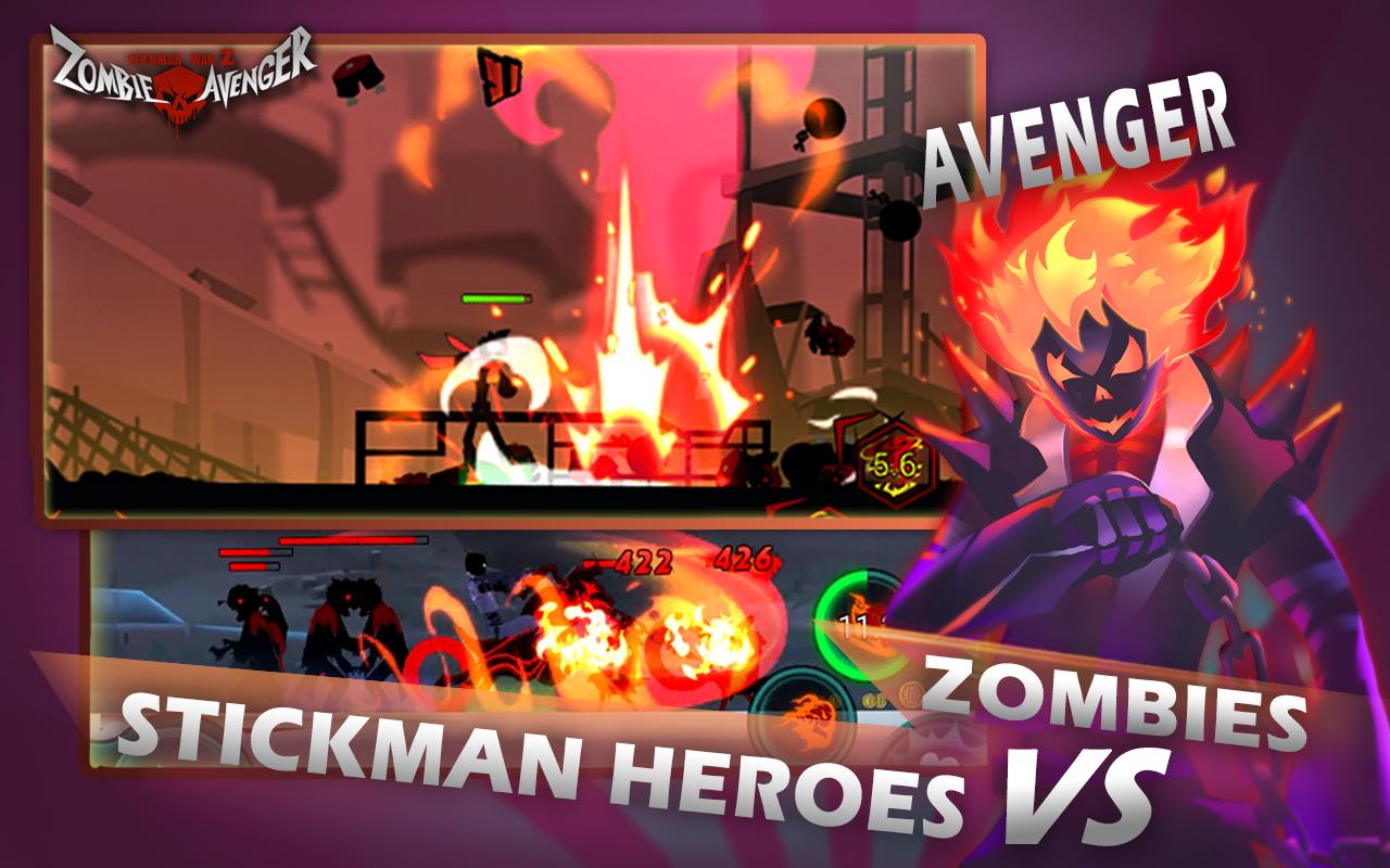 Zombie Avengers Dreamsky Stickman War Z For Android Apk Download - ninja warz blue x red roblox