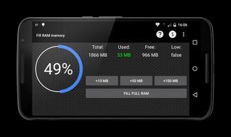 Fill RAM memory capture d'écran 2