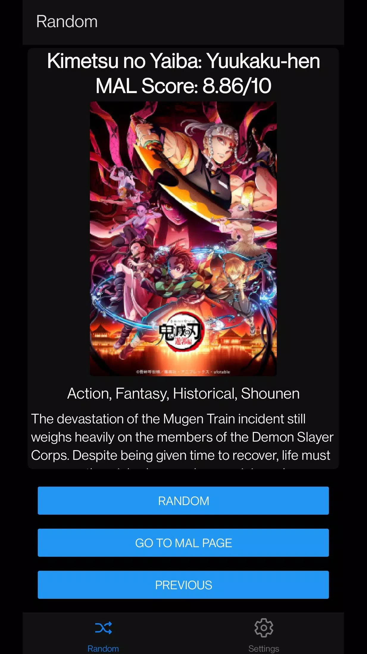 Random Anime Generator APK für Android herunterladen