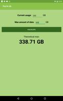 Data Cap Calculator screenshot 2