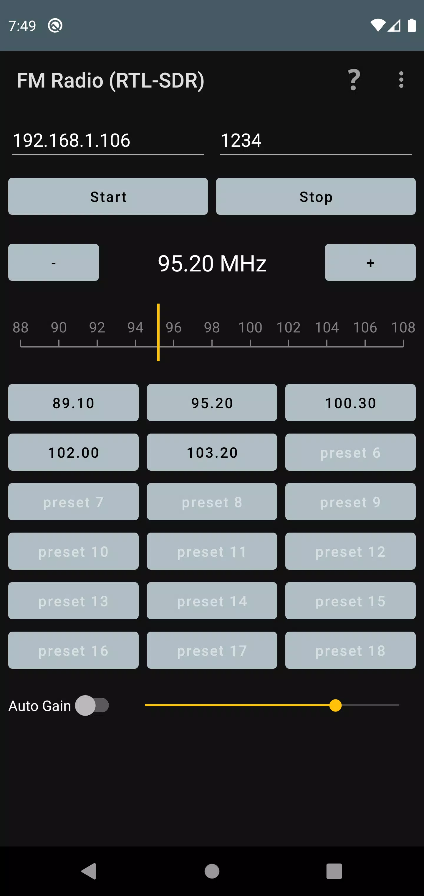 FM Radio (RTL-SDR) for Android - APK Download