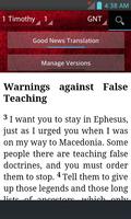Bible GNT, Good News Translation (English) screenshot 2