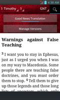 Bible GNT, Good News Translation (English) capture d'écran 2